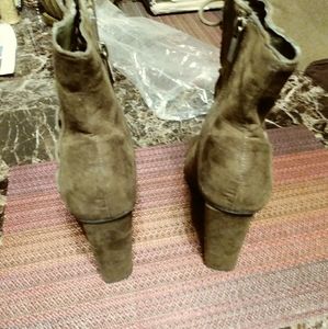 Olive Green shade ankle boot
